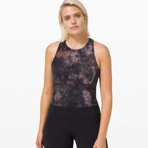 lululemon athletica tie dye Black and Purple Women's Top